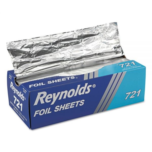 Reynolds Wrap Pop-Up Interfolded Aluminum Foil Sheets, 12 X 10.75, Silver, 500/Box