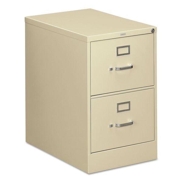 Hon 310 Series 2-Drawer Vertical Metal File Cabinet, Legal, 29" Height, Full-Suspension, Putty