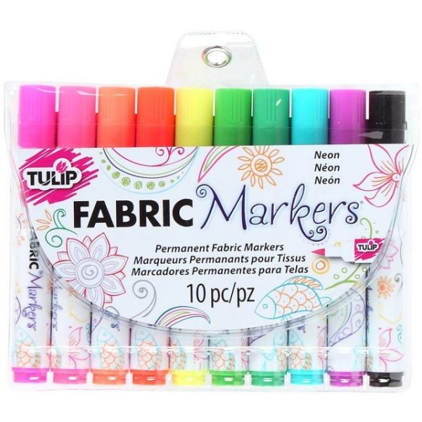 Tulip Fabric Markers 10/Pkg