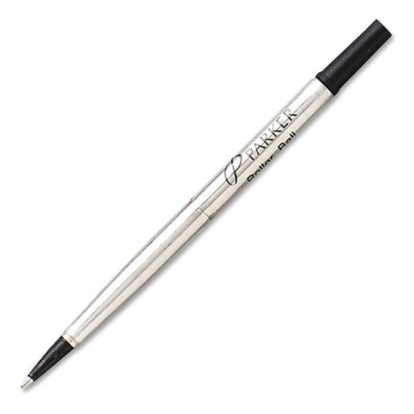 Parker Ballpoint Pen Refill, Medium Point, 1.0 Mm, Black