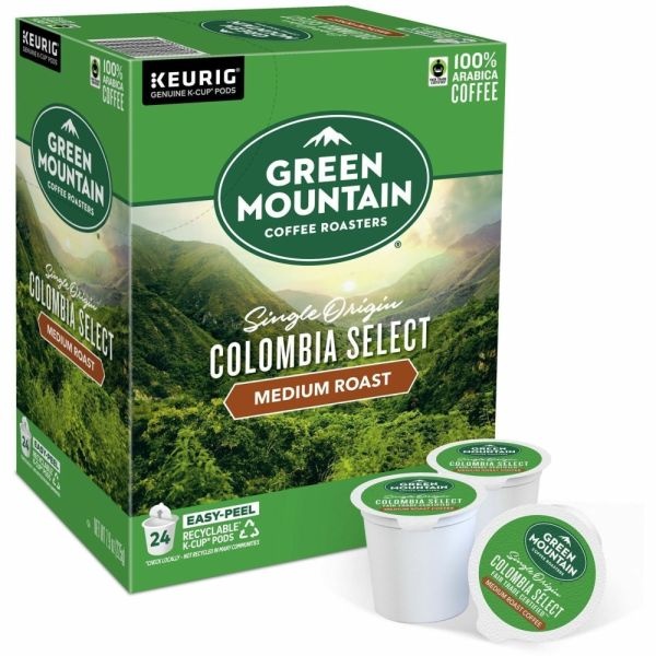 Green Mountain Coffee K-Cups, Colombian Fair Trade Select, Medium Roast, 96 K-Cups