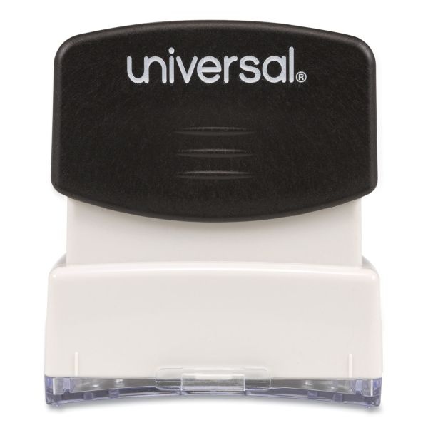 Universal Message Stamp, Completed, Pre-Inked One-Color, Blue Ink