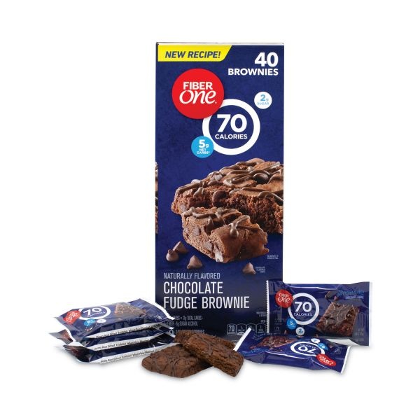 Fiber One 70 Calorie Chocolate Fudge Brownies 0 89 Oz 40 Count fiber-one-70-calorie-chocolate-fudge-brownies-0-89-oz-40-count