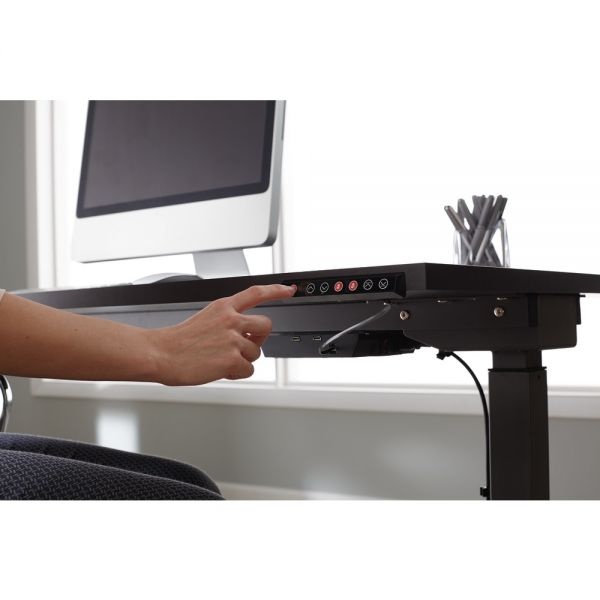 Realspace Magellan Performance Electric HeightAdjustable Standing Desk, 60"W, Gray