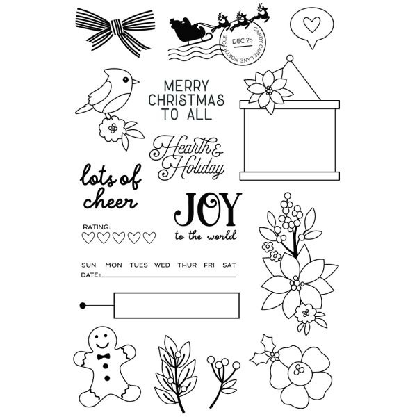 Hearth & Holiday Photopolymer Clear Stamps