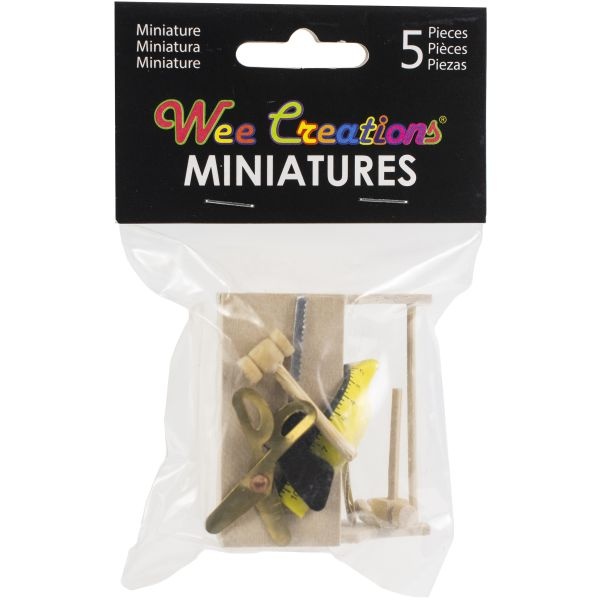 Touch Of Nature Wee Creations Miniature Tool Box W/Tools