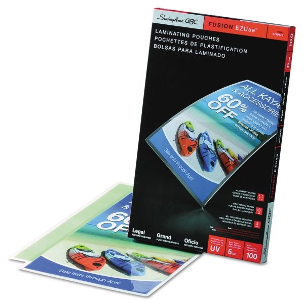 Swingline Gbc Ezuse Thermal Laminating Pouches