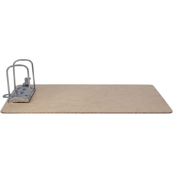 Saunders Recycled Hardboard Archboard Clipboard, 2.5" Clip Capacity, Holds 8.5 X 11 Sheets, Brown