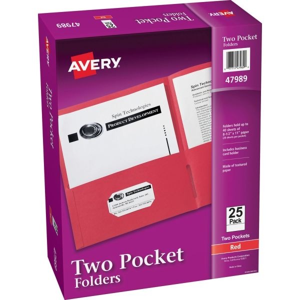 Avery Letter Pocket Folder