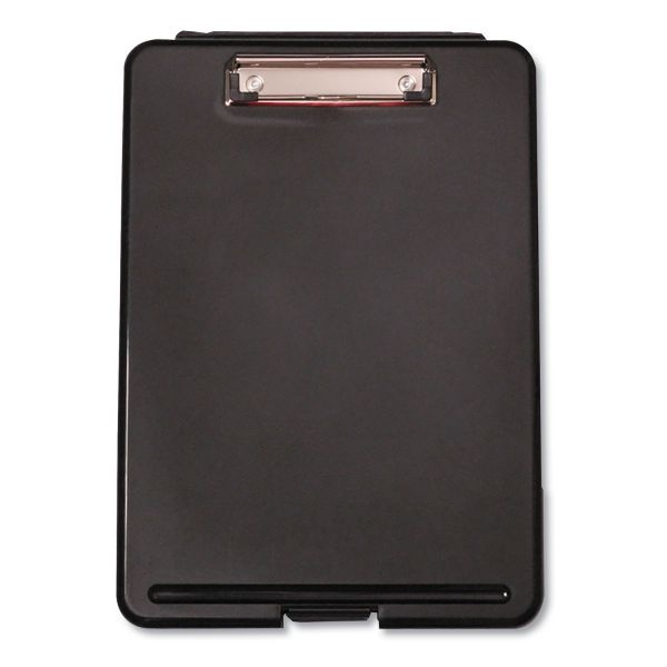 Universal Storage Clipboard, 0.5" Clip Capacity, Holds 8.5 X 11 Sheets, Black