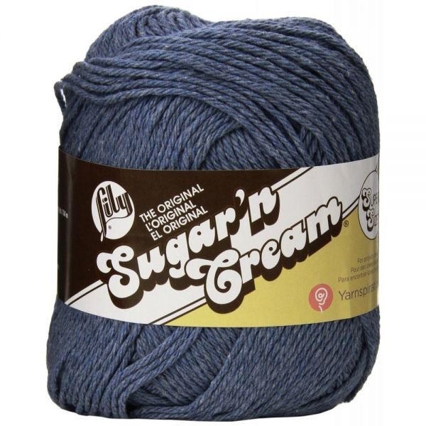Lily Sugar'n Cream Super Size Yarn - Blue Jeans