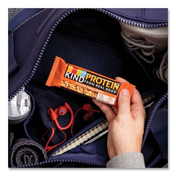 Kind Protein Bars, Crunchy Peanut Butter, 1.76 Oz, 12/Pack