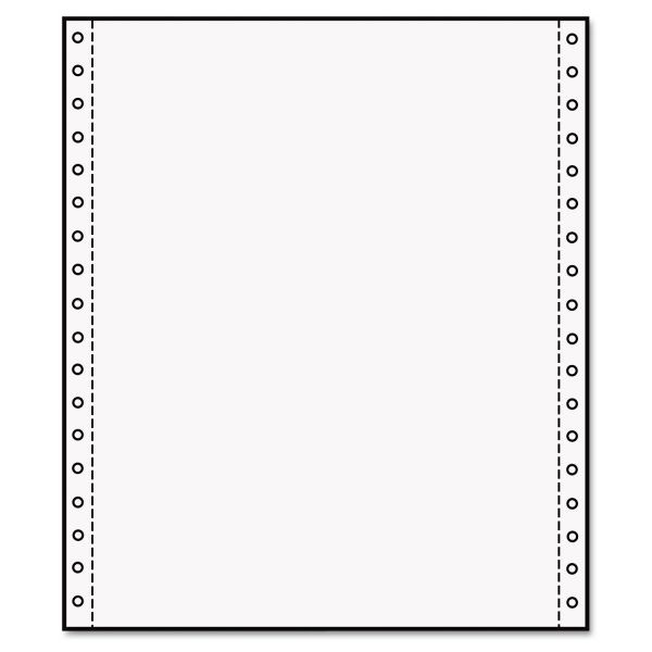 Universal Printout Paper, 2-Part, 15 Lb Bond Weight, 9.5 X 11, White/Canary, 1,800/Carton
