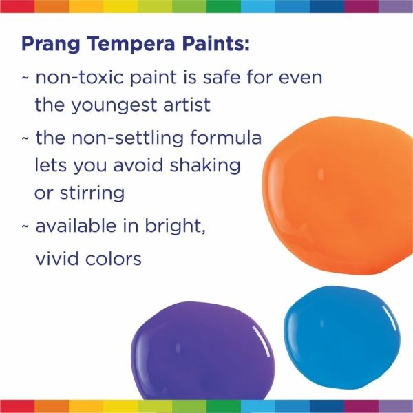 Prang Ready-To-Use Tempera Paint, 128 Oz., White