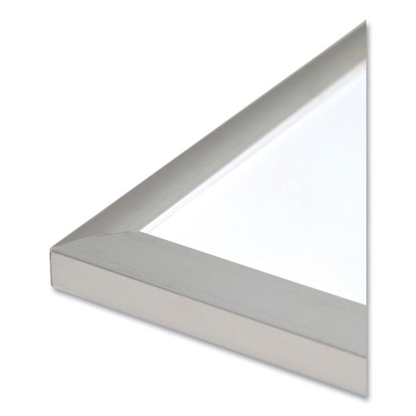 U Brands Melamine Dry Erase Board, 23 X 17 Inches, Silver Aluminum Frame