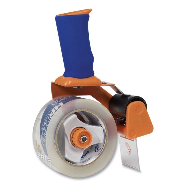 Duck Bladesafe Bladesafe Antimicrobial Tape Gun With One Roll Of Tape, 3" Core, For Rolls Up To 2" X 60 Yds, Orange