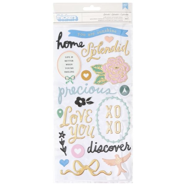 Maggie Holmes Parasol Thickers Stickers 69/Pkg
