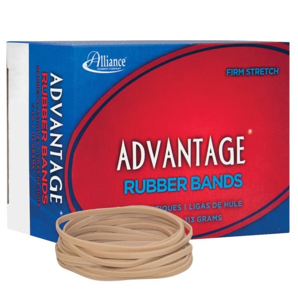 Alliance Advantage Rubber Bands, Size 33, 3 1/2" X 1/8", Natural, Box Of 150