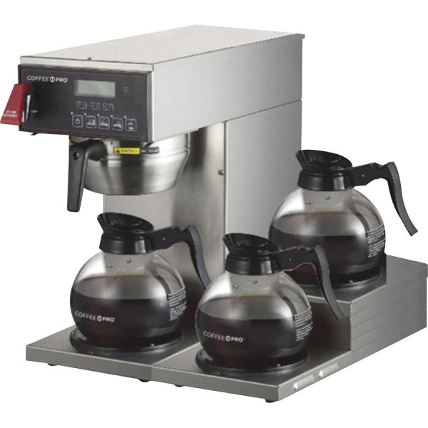 Coffee Pro 3-Burner Commercial Brewer Coffee