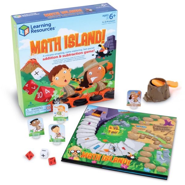 Learning Resources Math Island! Addition & Subtraction Game