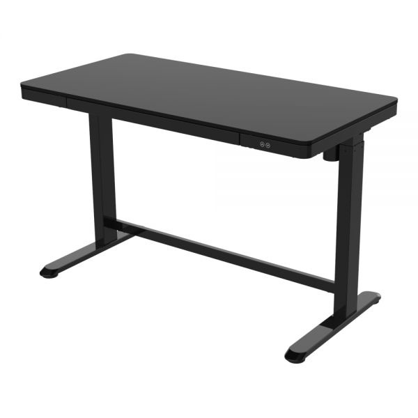 Realspace Electric Height-Adjustable Standing Desk, 48", Black