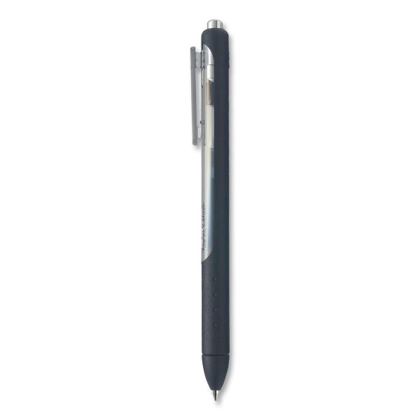 Paper Mate Inkjoy Gel Pen, Retractable, Medium 0.7 Mm, Black Ink, Black Barrel, 8/Pack