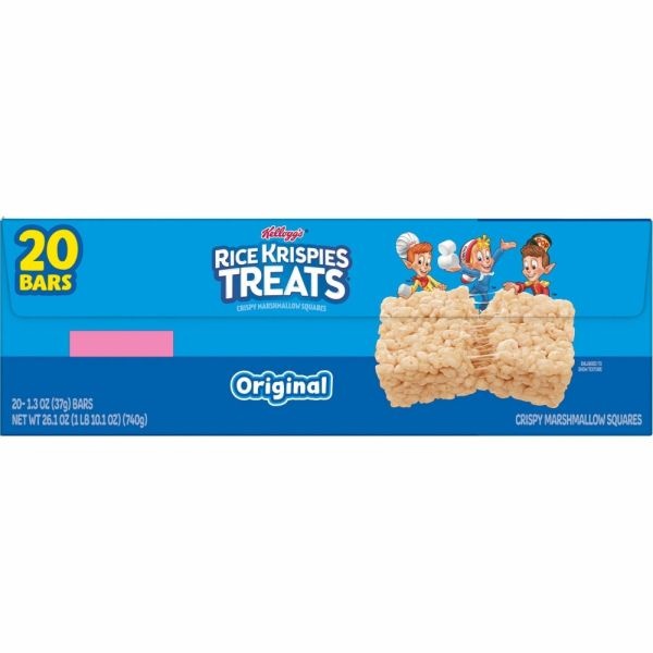 Kellogg's Rice Krispies Treats, Original Marshmallow, 1.3Oz Snack Pack, 20/Box