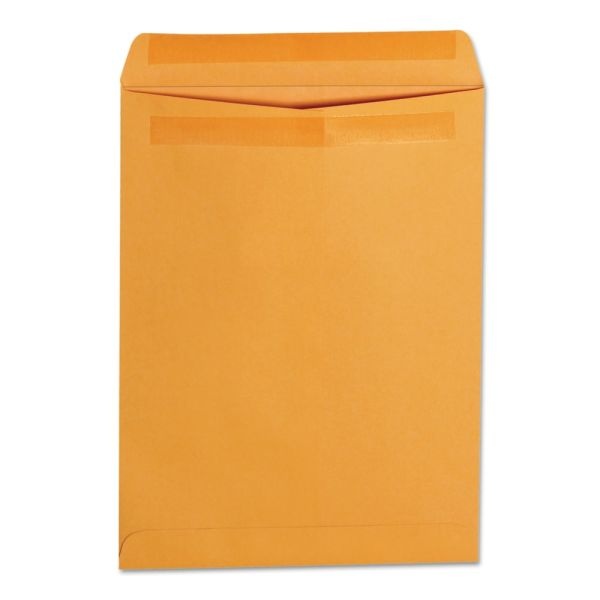 Universal Self-Stick File-Style 12" X 9" Manila Envelopes, Self-Adhesive Closure, Brown Kraft, Box Of 250