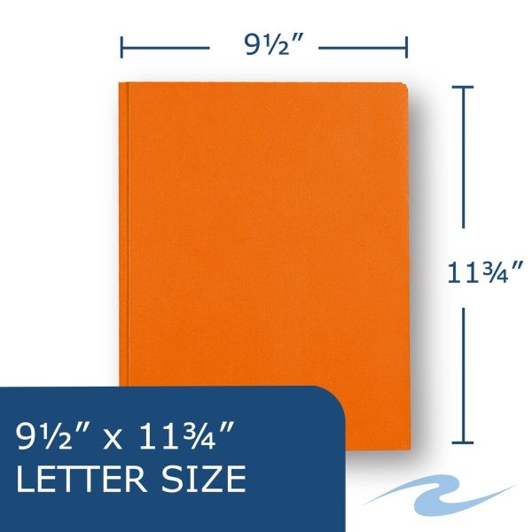 Pockets&Prongs 11.75"X9.5" Orange 25/Box