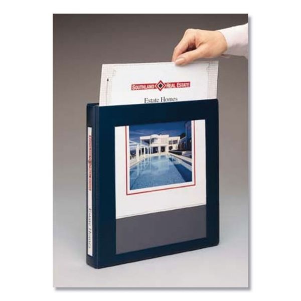 Avery Framed View Heavy-Duty 3-Ring View Binder W/Locking 1-Touch Ezd Rings, 2" Capacity, White