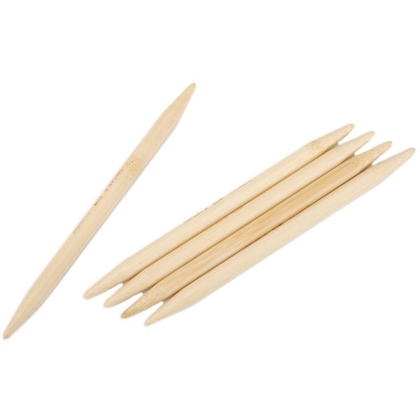 Takumi Bamboo Double Point Knitting Needles 7" 5/Pkg