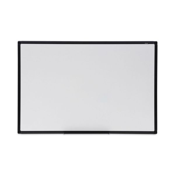 Universal Design Series Deluxe Dry Erase Board, 36 X 24, White Surface, Black Anodized Aluminum Frame