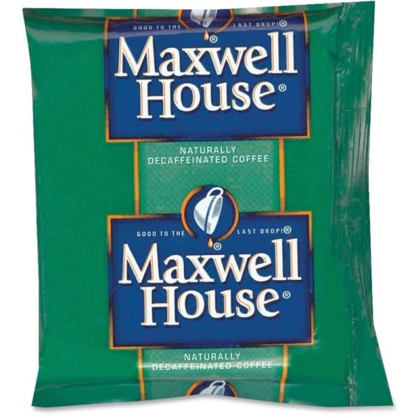 Maxwell House Coffee Packs, Decaf, Pack Makes 6 Cups, 42 Packs/Carton