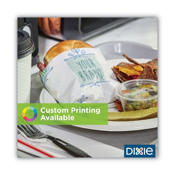 Dixie All-Purpose Food Wrap, Dry Wax Paper, 15 X 16, White, 1,000/Carton