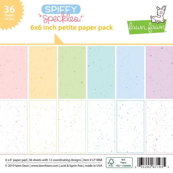 Lawn Fawn Single-Sided Petite Paper Pack 6"X6" 36/Pkg