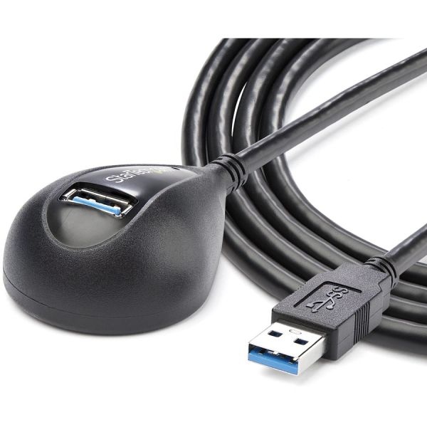 5 Ft Black Desktop Superspeed Usb 3.0 (5Gbps) Extension Cable - A To A M/f