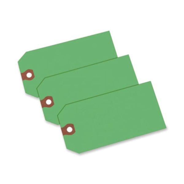 Avery Colored Shipping Tags - 4.75" Length X 2.37" Width - Rectangular - 1000 / Box - Green