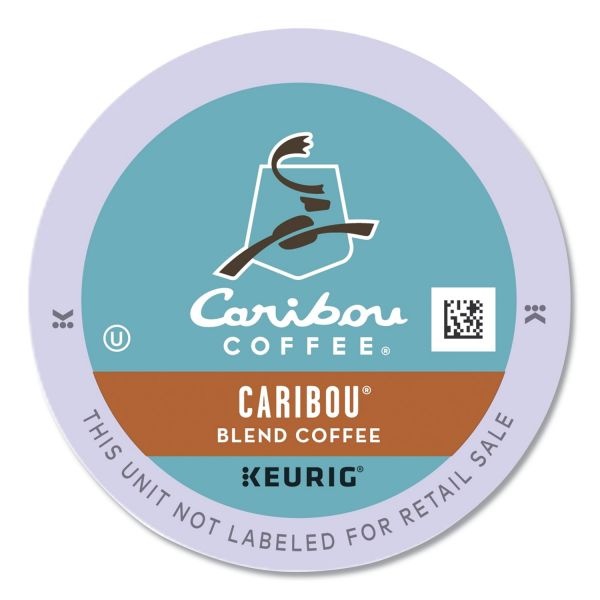 Caribou Coffee Caribou Blend Coffee K-Cups, Medium Roast, 96/Carton