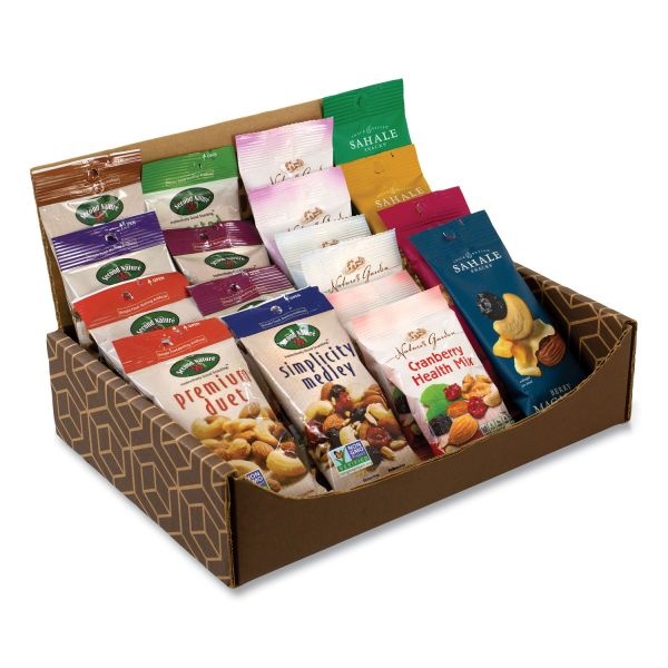 Snack Box Pros Healthy Mixed Nuts Snack Box, 18 Assorted Snacks
