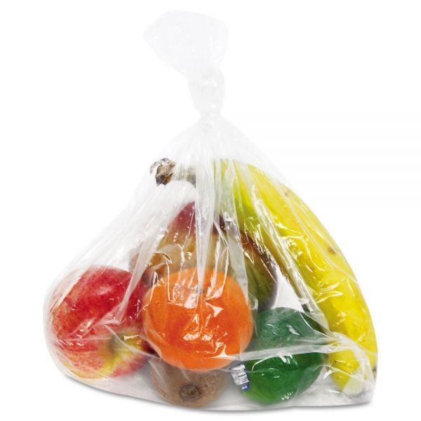 Inteplast Group Food Bags, 8 Qt, 1 Mil, 8" X 18", Clear, 1,000/Carton
