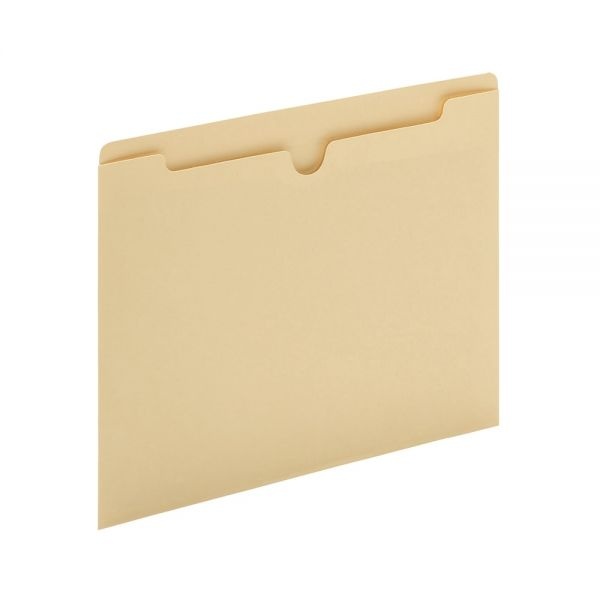 Pendaflex Smart Shield Reinforced File Jackets, Letter Size, Manila, Flat, Box Of 100