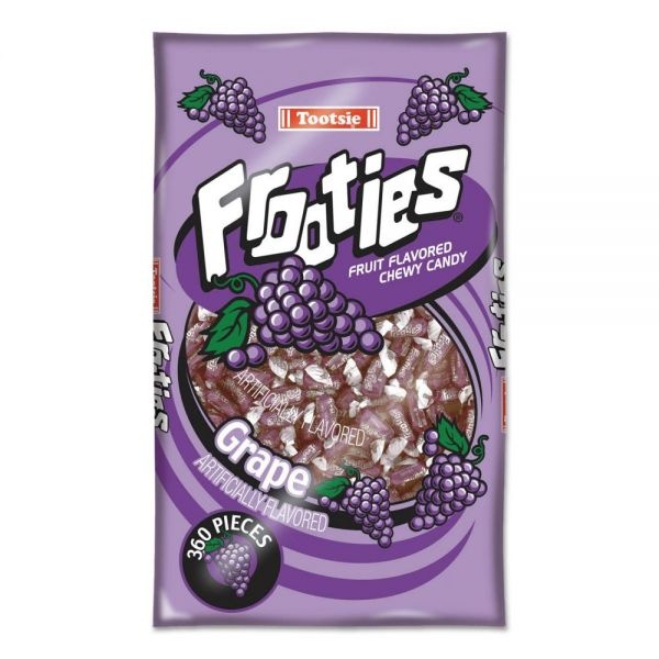 Tootsie Roll Frooties, Grape, 38.8Oz Bag, 360 Pieces/Bag