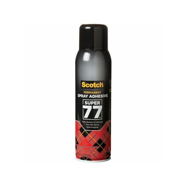 Scotch Super 77 Multipurpose Spray Adhesive, 13.57 Oz