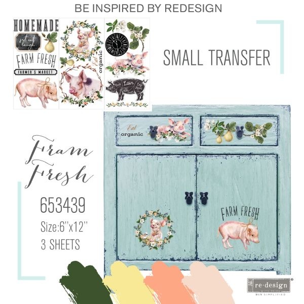 Prima Marketing Re-Design Decor Transfers 6"X12" 3/Sheets