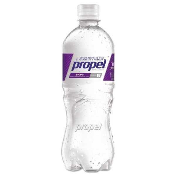Propel Fitness Water Flavored Water, Grape, Bottle, 500Ml, 24/Carton