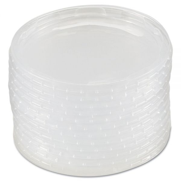 Wna Deli Container Lids, Plug-Style, Clear, Plastic, 50/Pack, 10 Packs/Carton