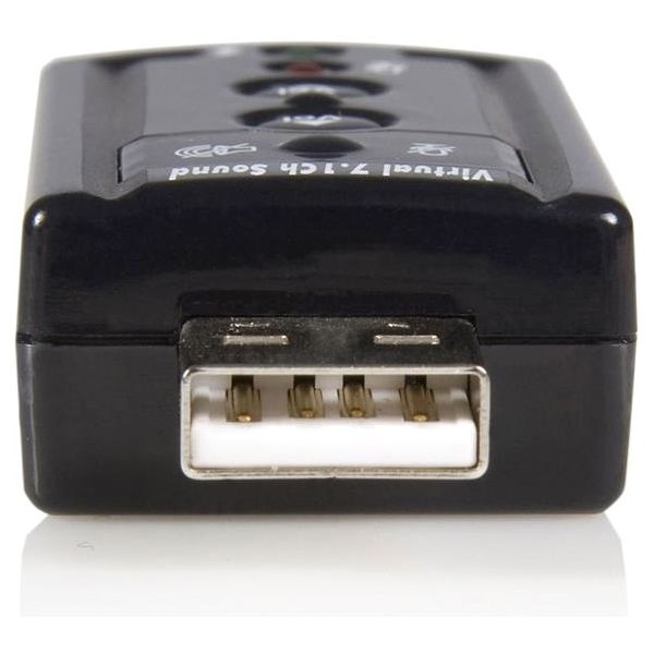 Usb Audio Adapter - Virtual 7.1 - External Sound Card - Stereo Audio