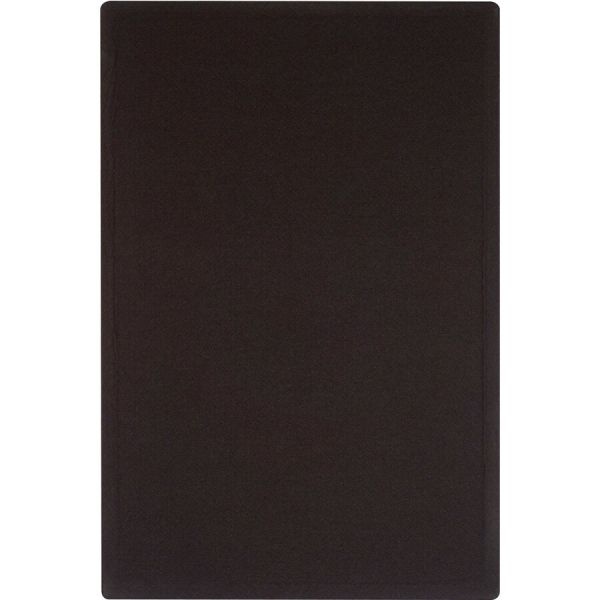 Quartet Oval Office Fabric Bulletin Board, 36 X 24, Black Surface