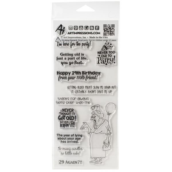 Art Impressions Laugh Lines Clear Stamp