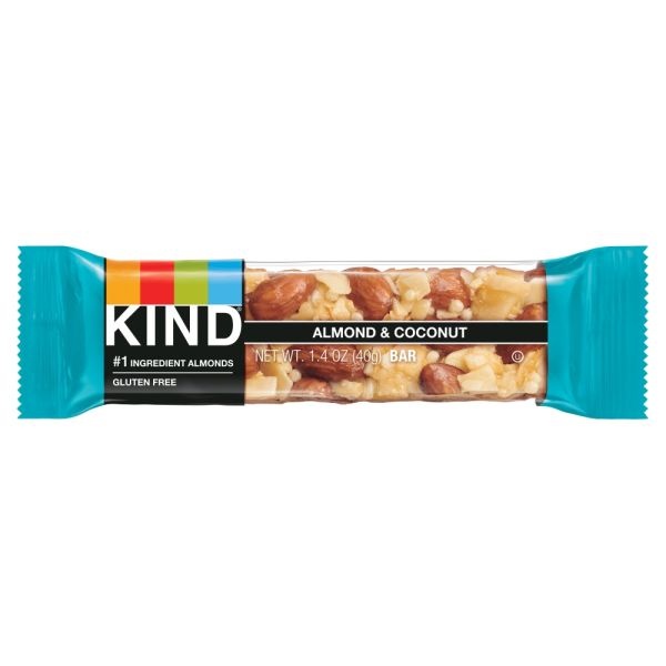 Kind Almond And Coconut Fruit And Nut Bars, 1.4 Oz, Box Of 12